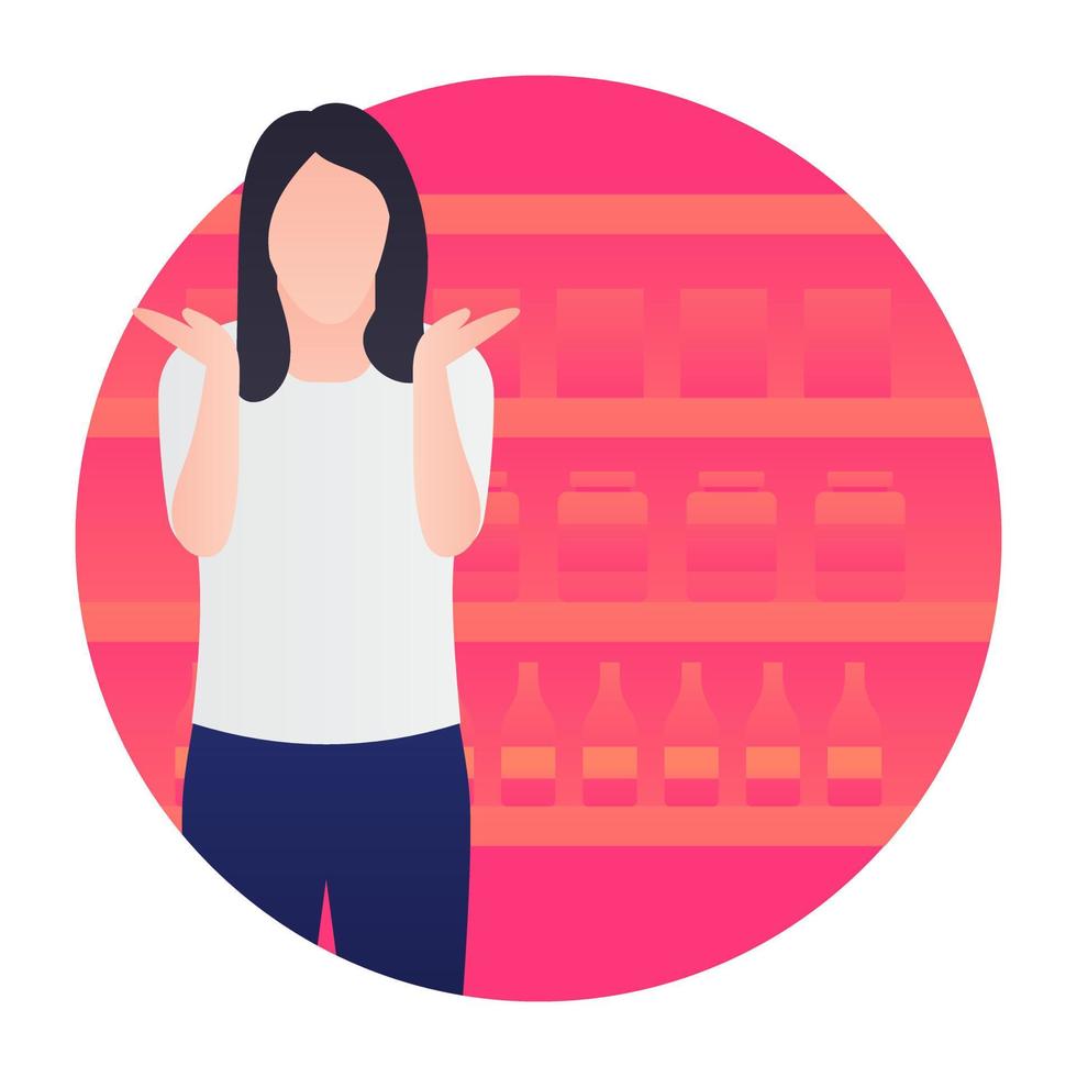 Wine Shop Concepts vector