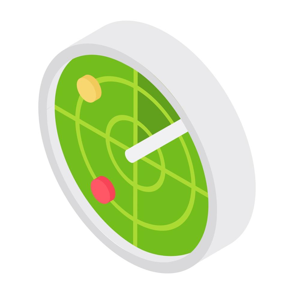 Trendy Radar Concepts vector