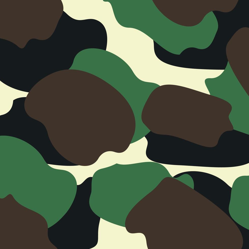 abstract camouflage pattern woodland jungle forest military combat background suitable for clothing print vector