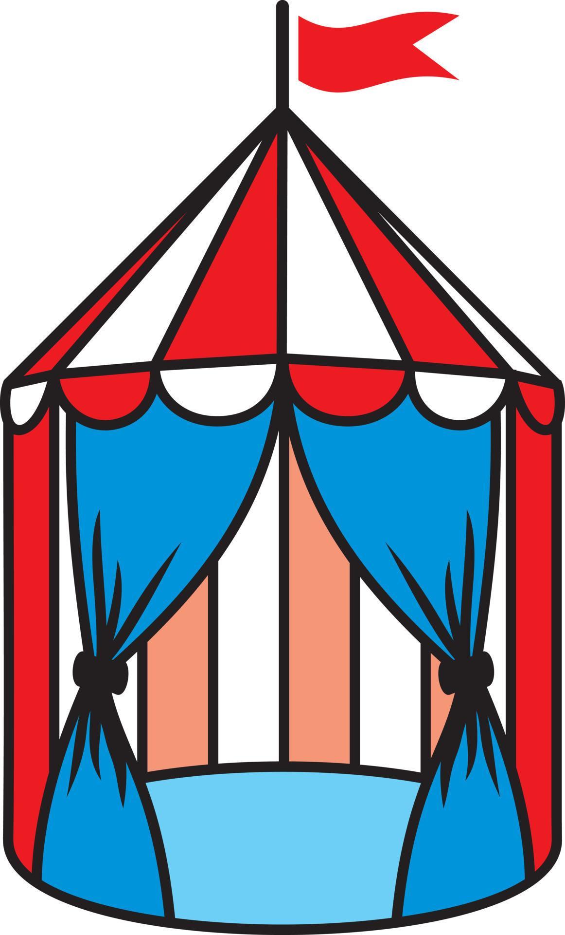 Circus tent vector 4607623 Vector Art at Vecteezy