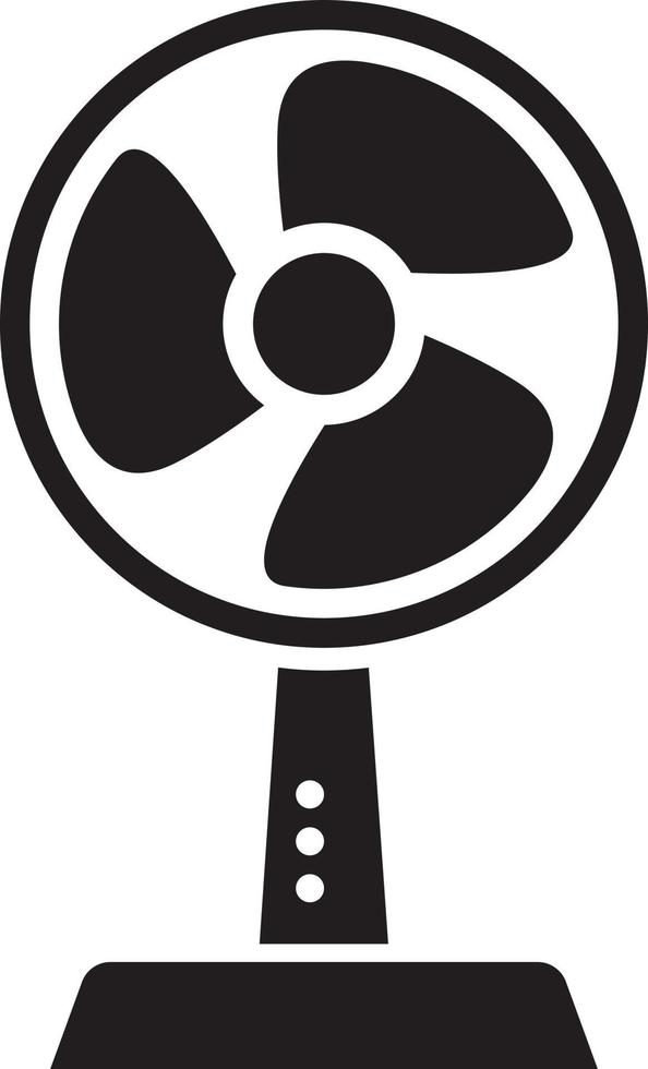 Electric fan simple style vector