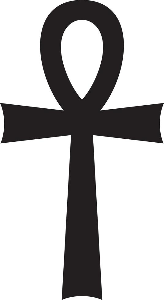 vector de símbolo de ankh