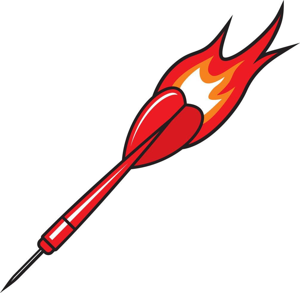Dart on fire 4607676 Vector Art at Vecteezy