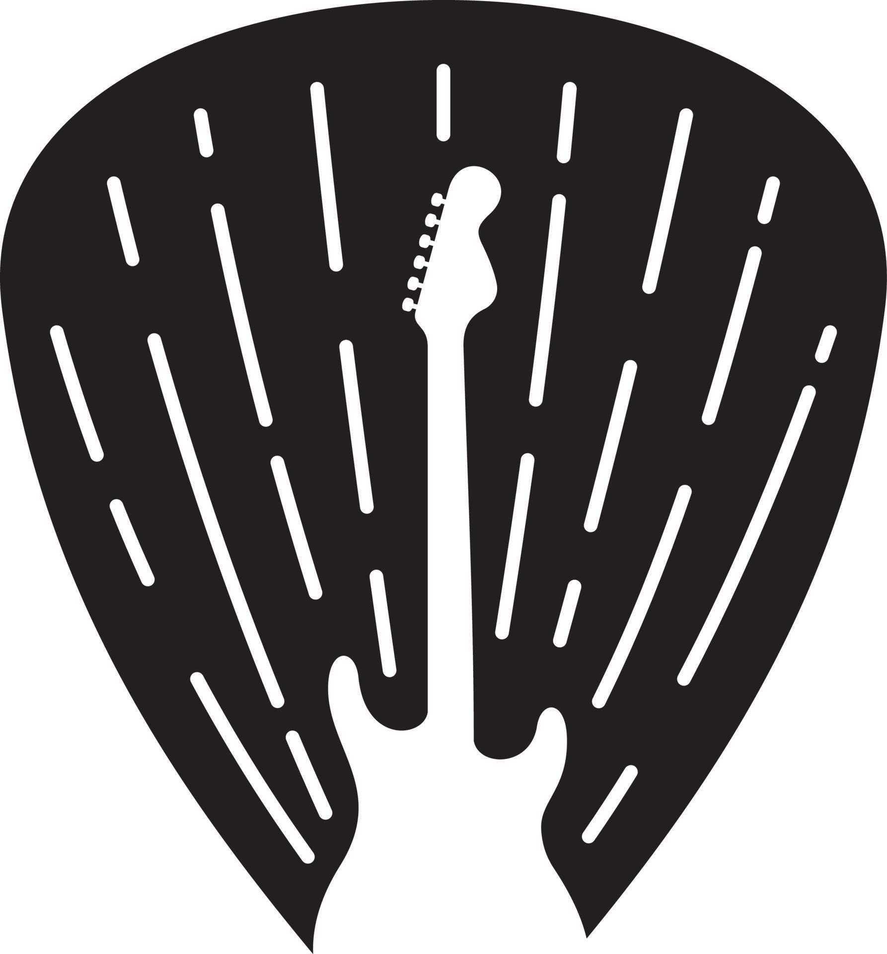 Guitar pick icon 4607700 Vector Art at Vecteezy