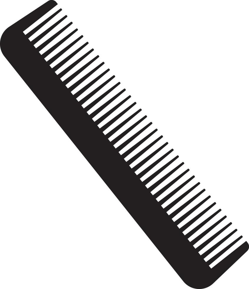 Hair Comb silhouette vector