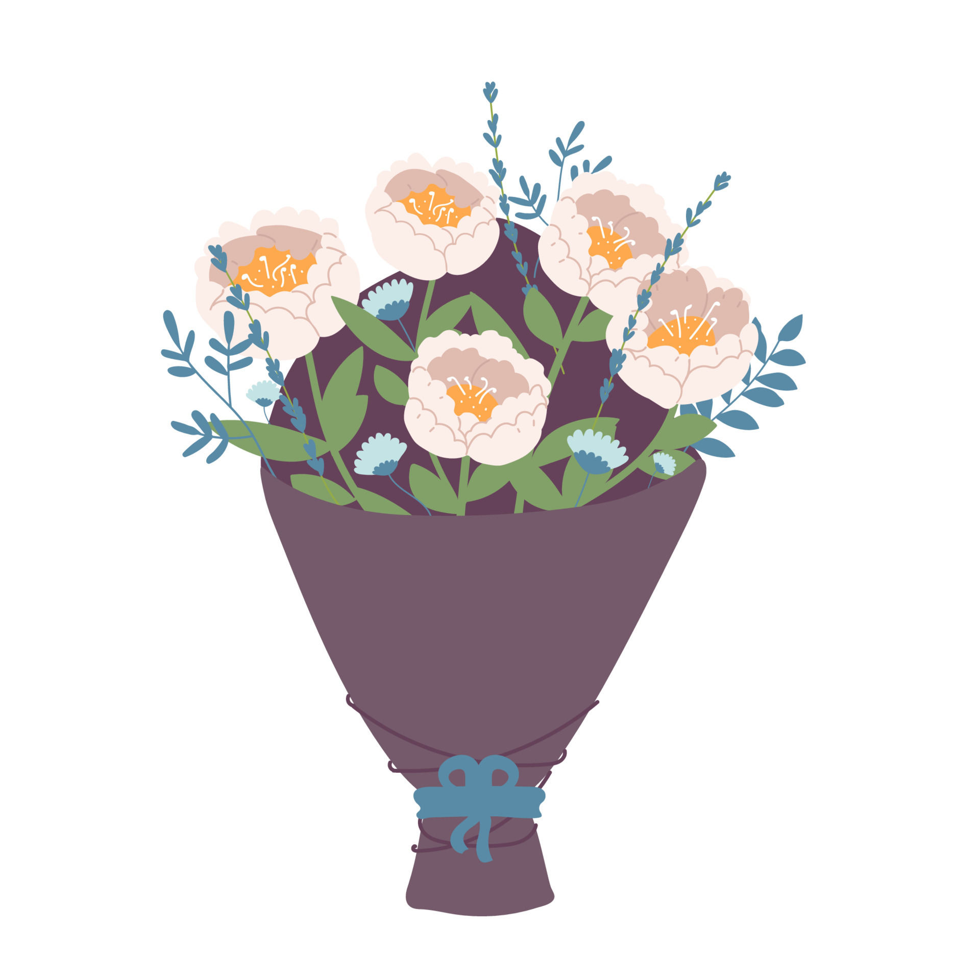 Flower bouquet isolated on background. Bunch of peonies. Gift for wedding, holiday concept. Vector flat design. cartoon doodle flowes 4607783 Vector Art at Vecteezy Flower bouquet isolated on background. Bunch of peonies. Gift for wedding, holiday concept. Vector flat design. cartoon doodle flowes 4607783 Vector Art at Vecteezy