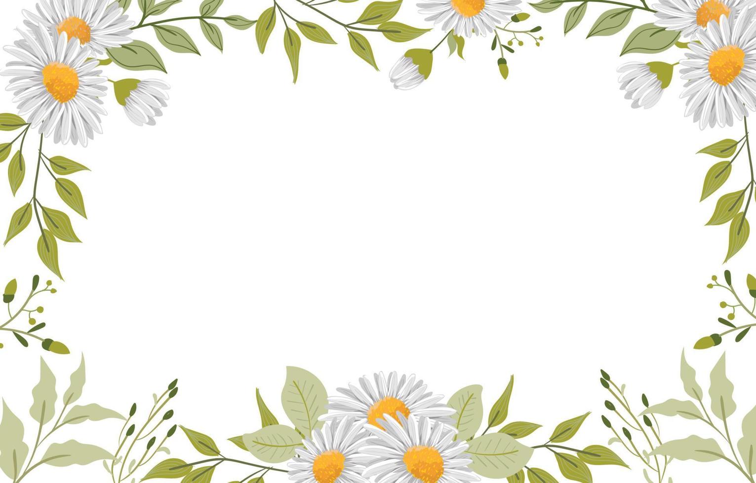 white flowers background vector