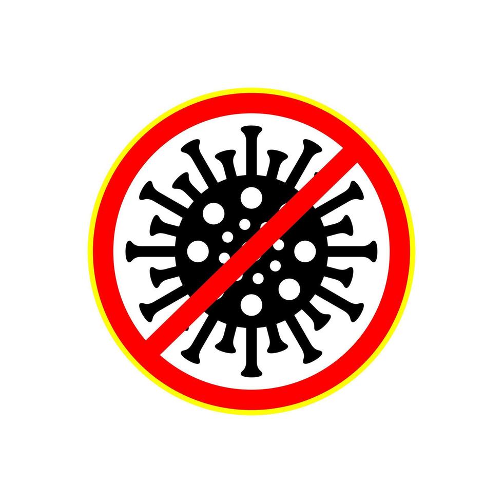 Corona virus Covid-19 illustration sign vector