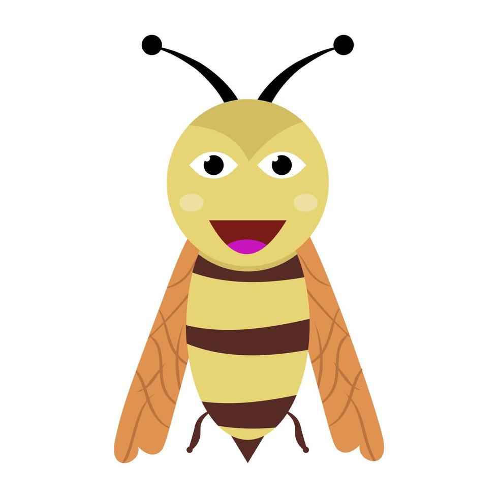 Smiling Bee Concepts vector