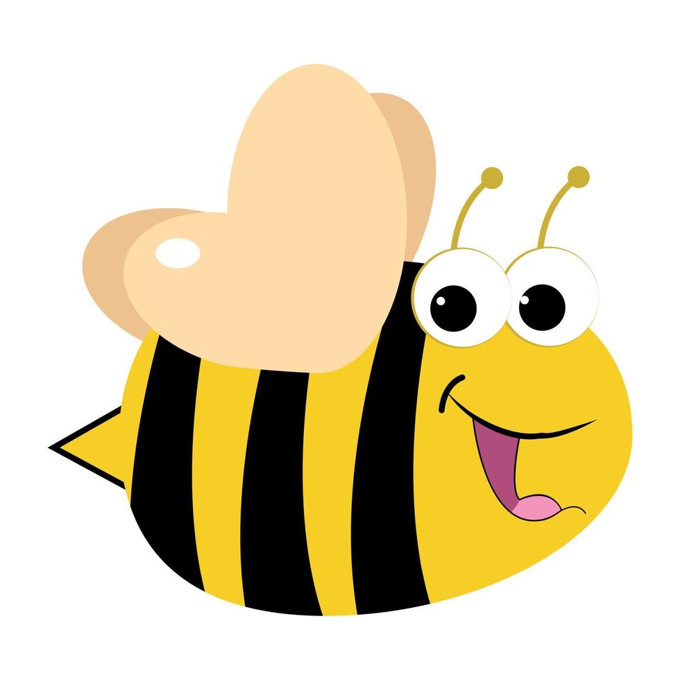 conceptos de abejas aladas vector