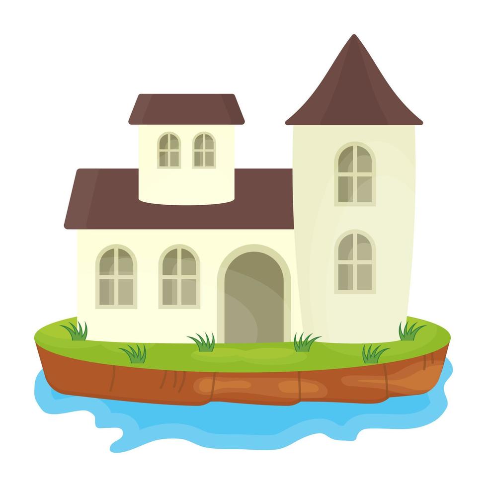 Trendy Mansion Concepts vector