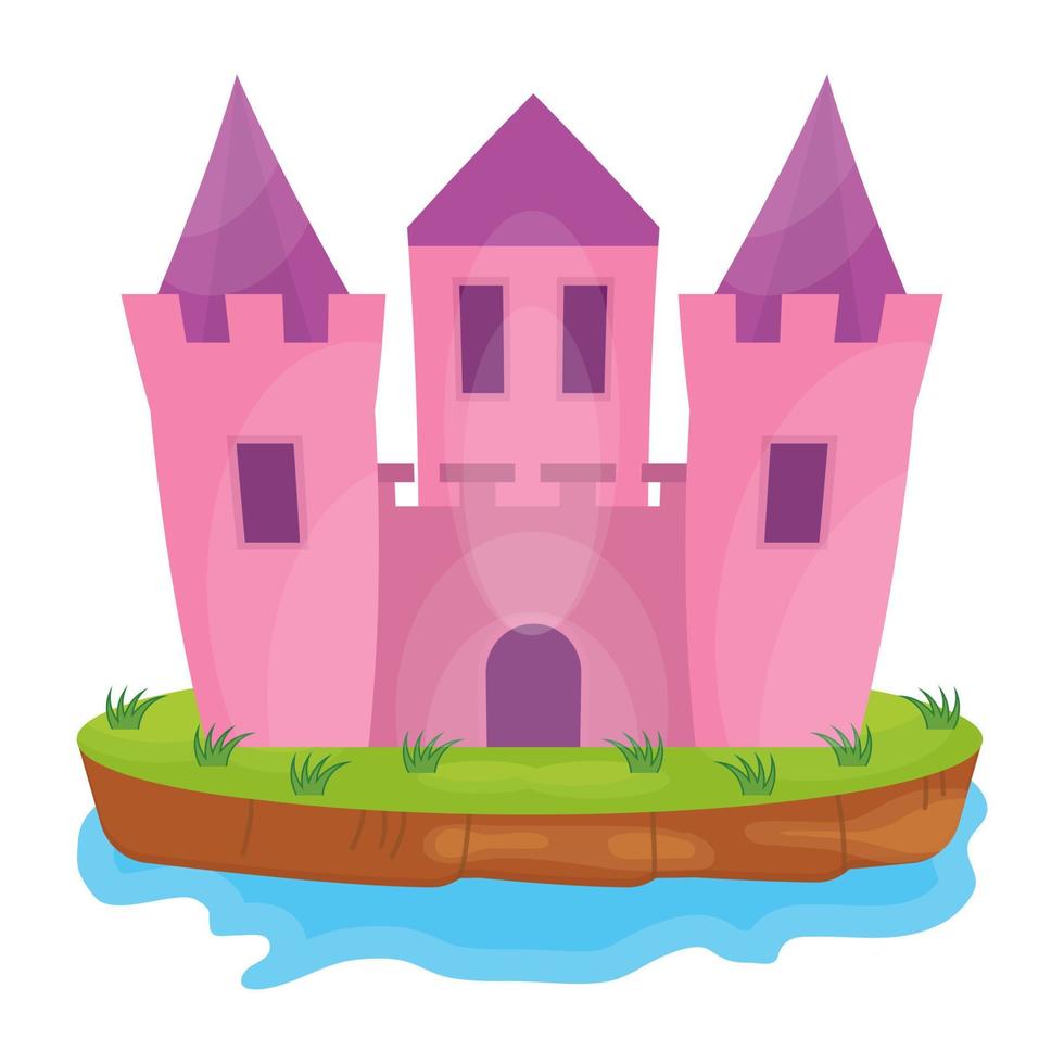 Trendy Castle Concepts vector