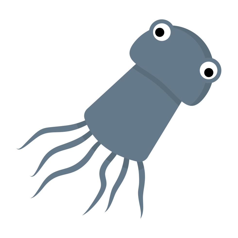 Trendy Squid Concepts vector