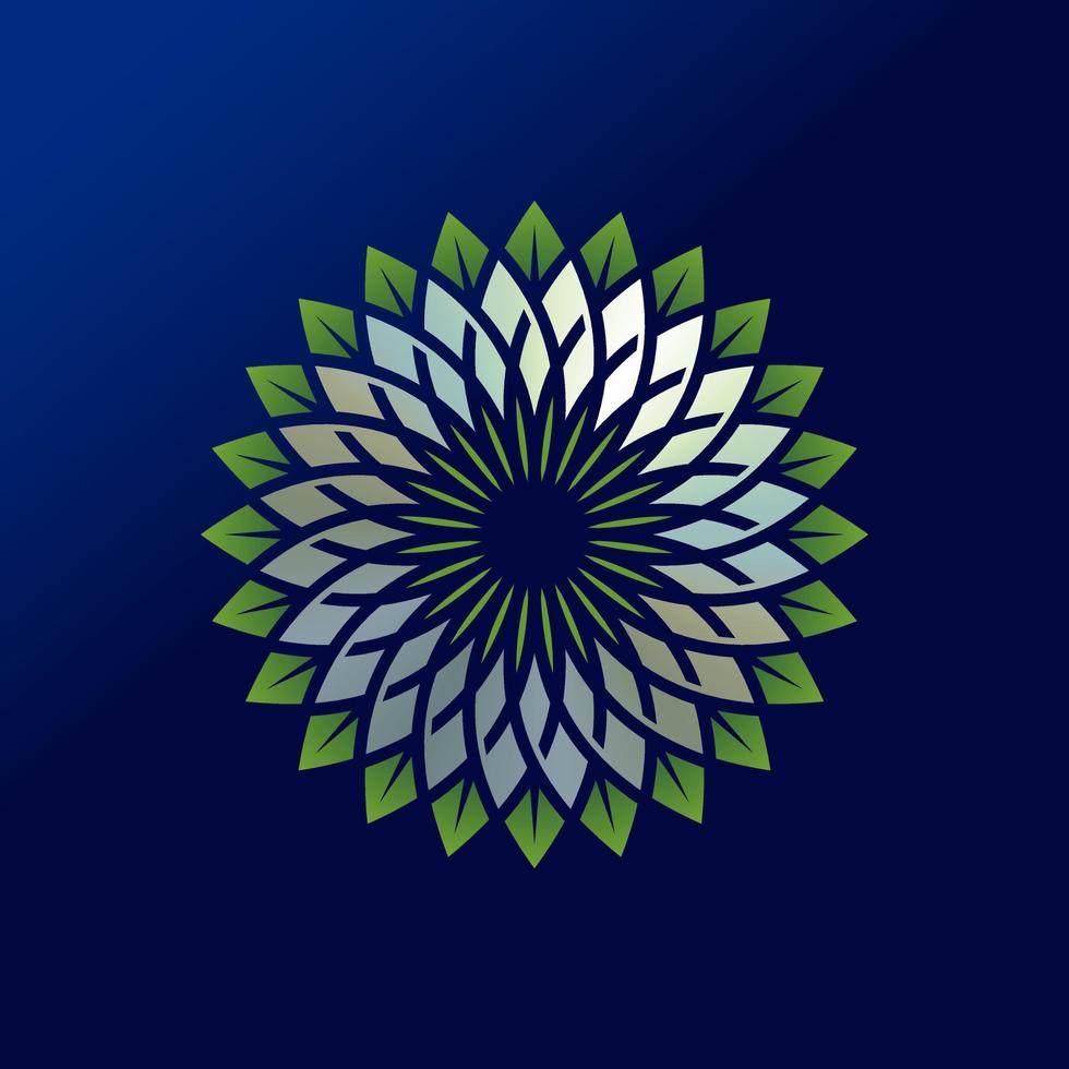 Modern Minimalist Mandala Design Vector