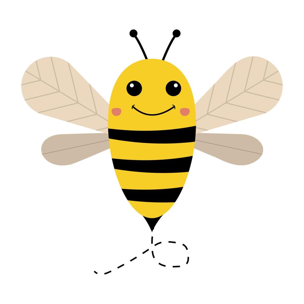 Trendy Bee Concepts vector