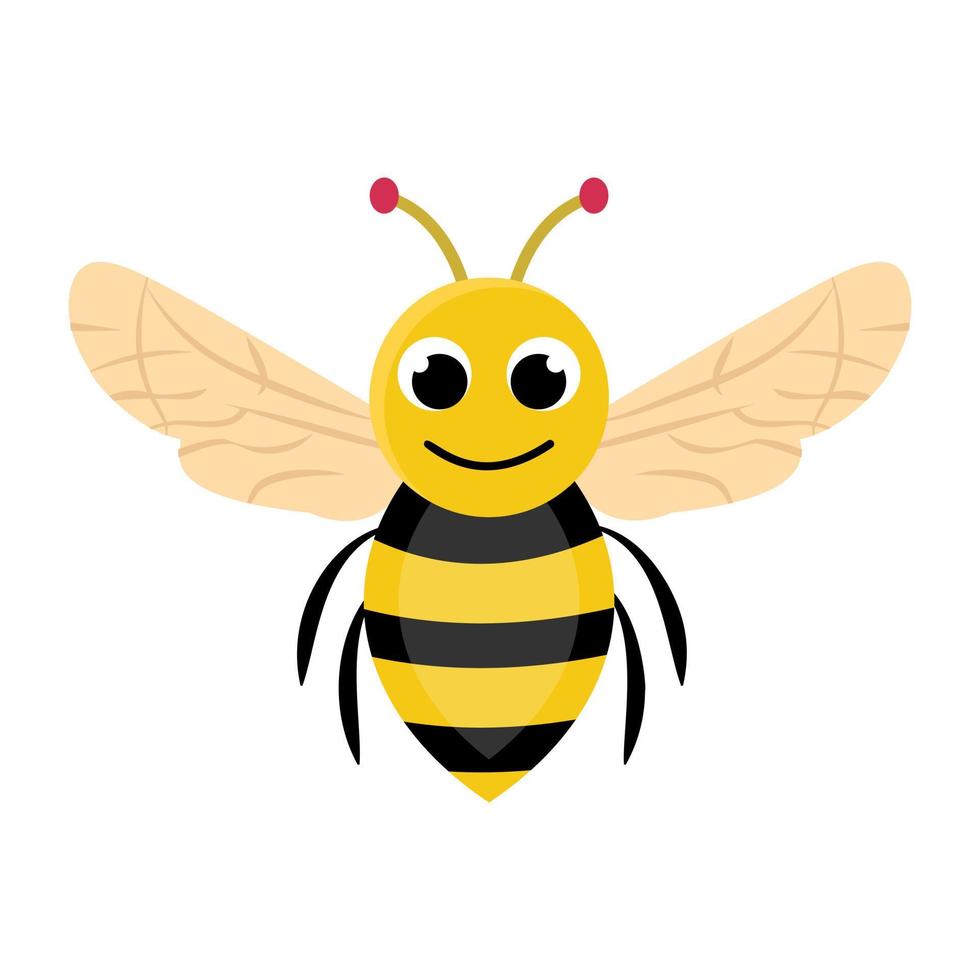 Smiling Bee Concepts vector