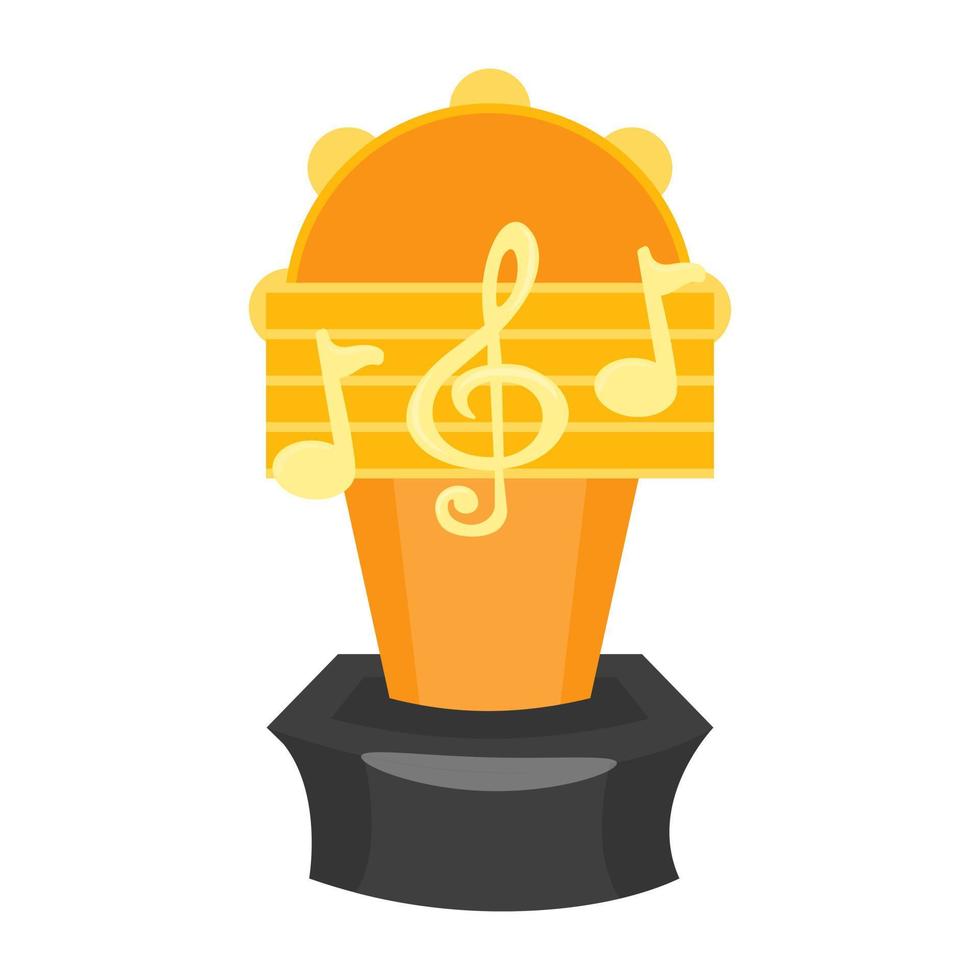 Music Trophy Concepts vector