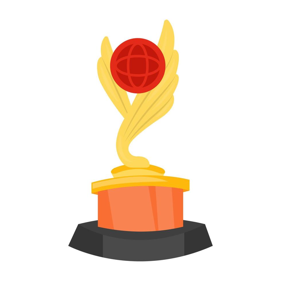 World Award Trophy vector