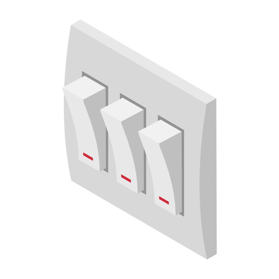 Switch Buttons Concepts vector