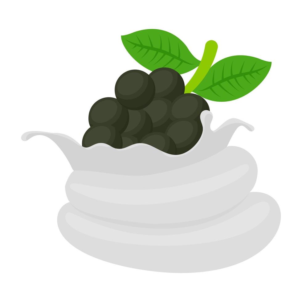 Grapes Whip Concepts vector