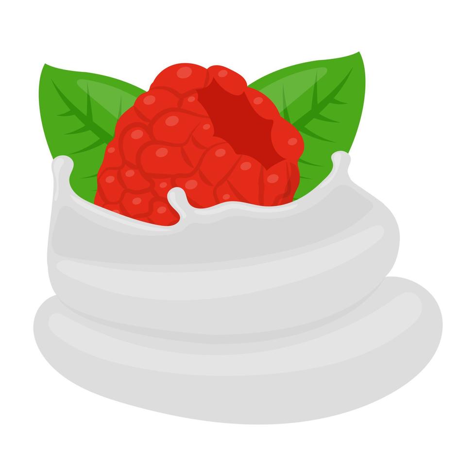 Raspberry Whipped Concepts vector