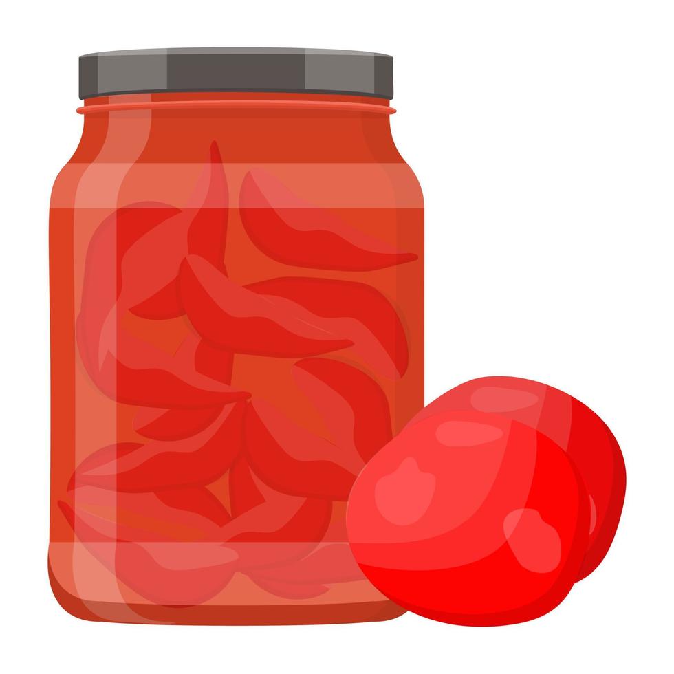 conceptos de salsa de tomate casera vector