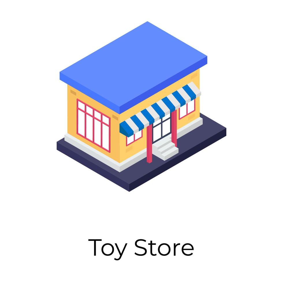 conceptos de tienda de juguetes vector