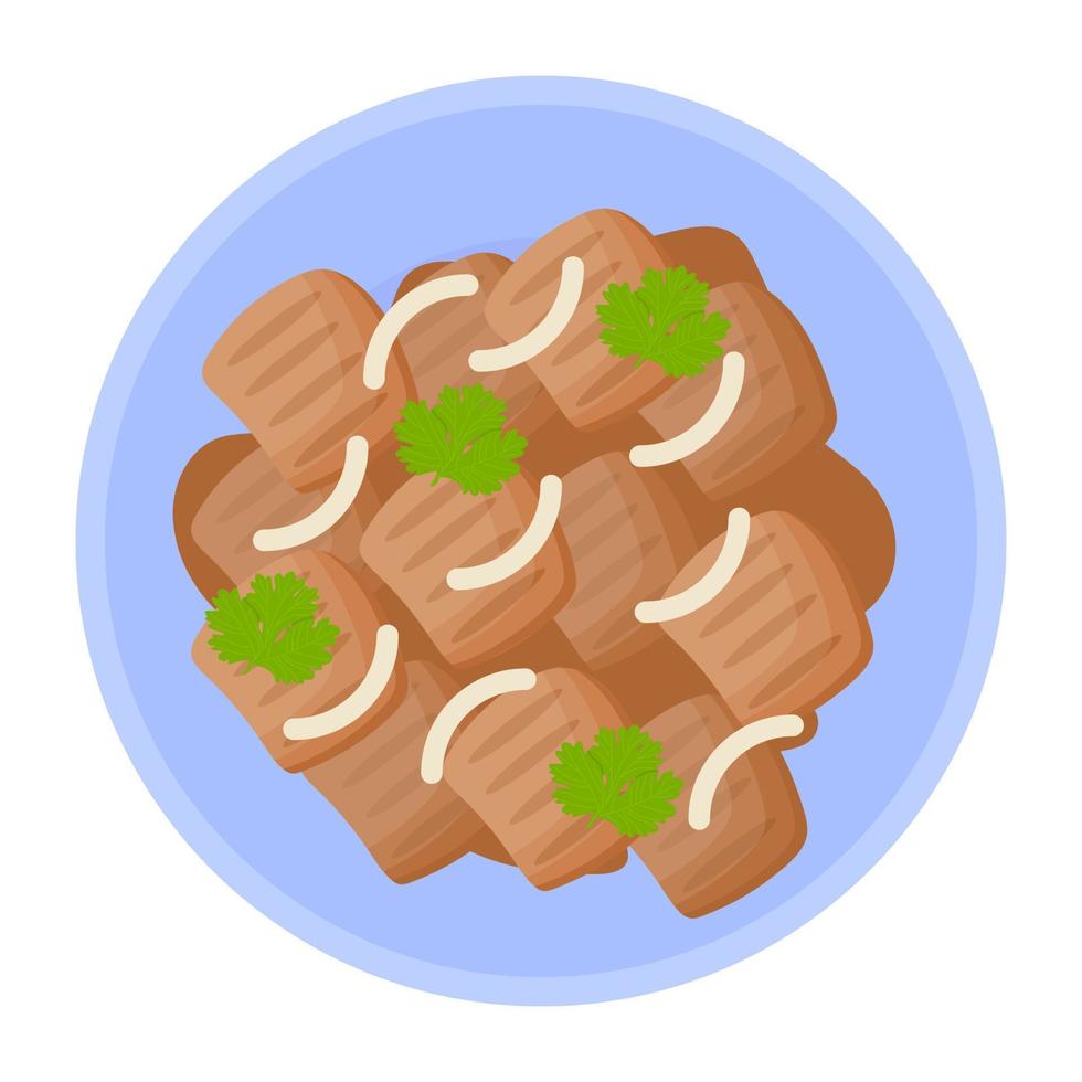 Grilled Beef Concepts vector