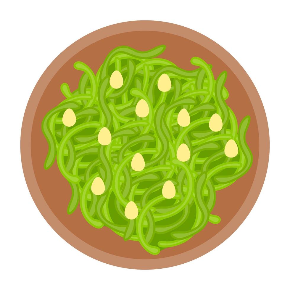 Trendy Noodles Concepts vector