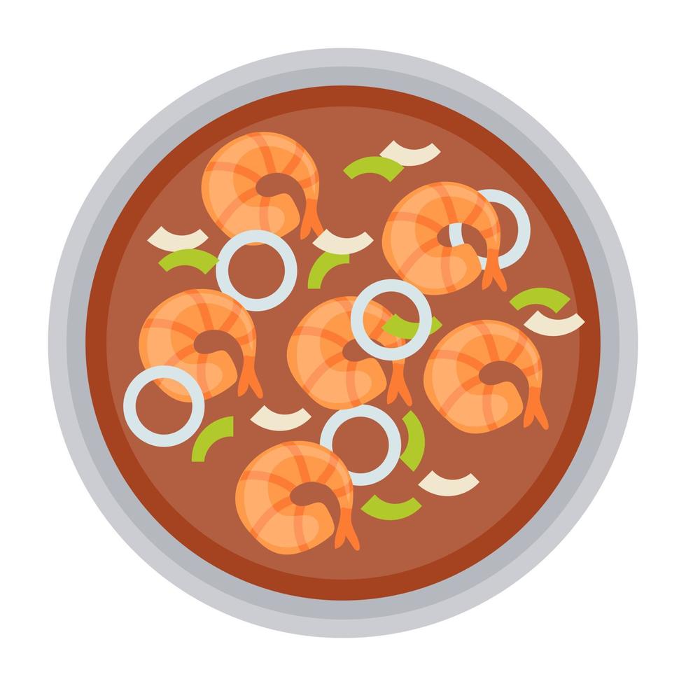 conceptos de mariscos de moda vector