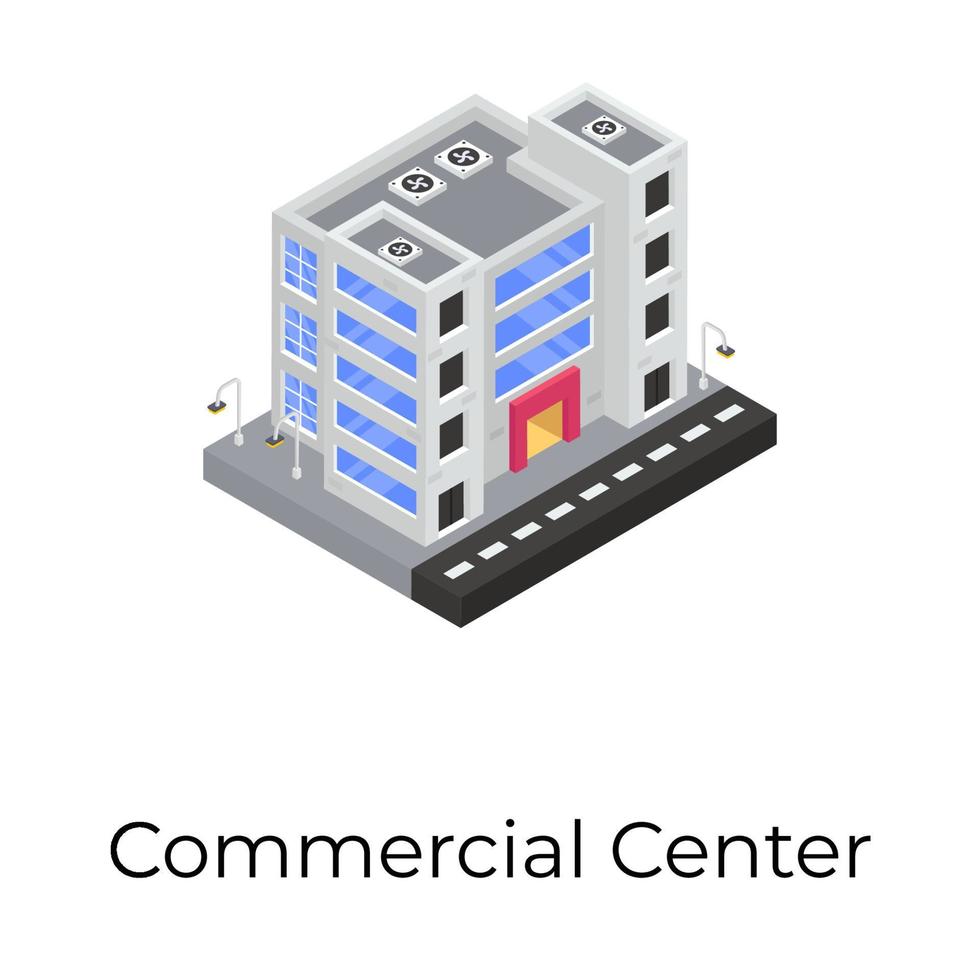 Commercial Center Concepts vector