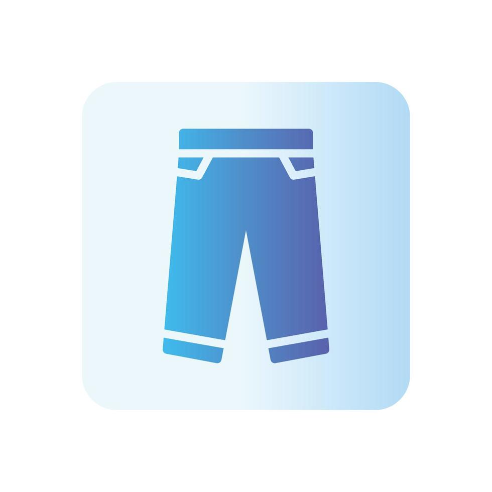 icono de degradado de jeans vector