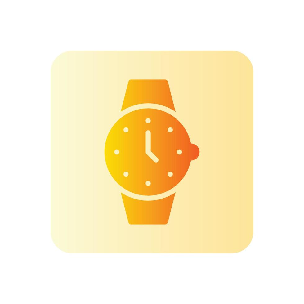 watch gradient icon vector