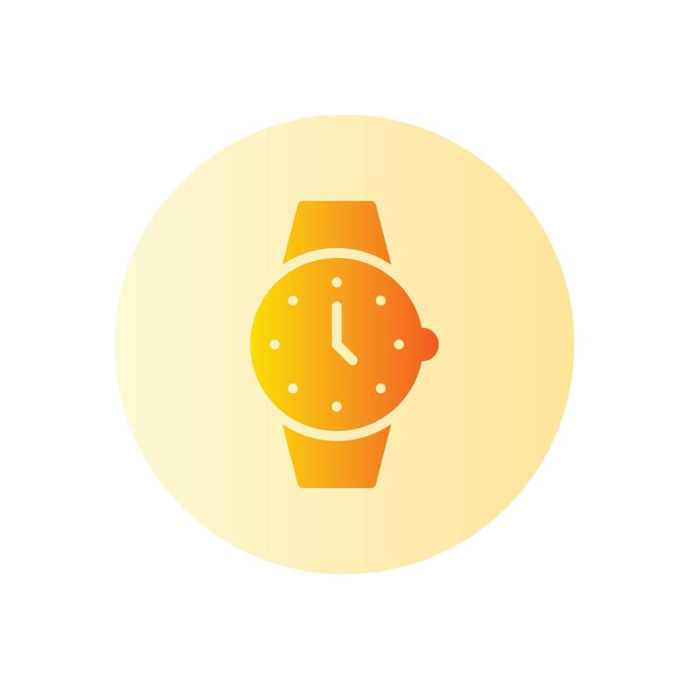 watch gradient icon vector