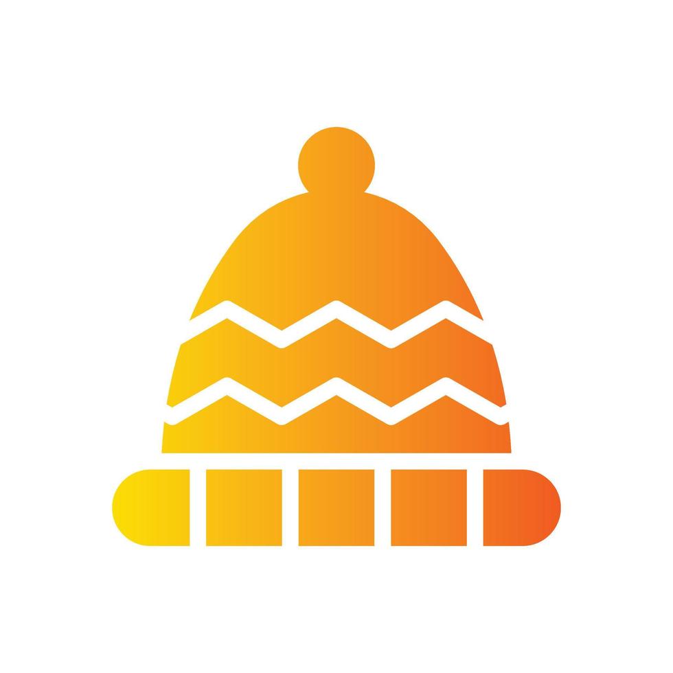 chullo gradient icon vector