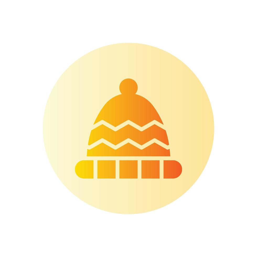 chullo gradient icon vector