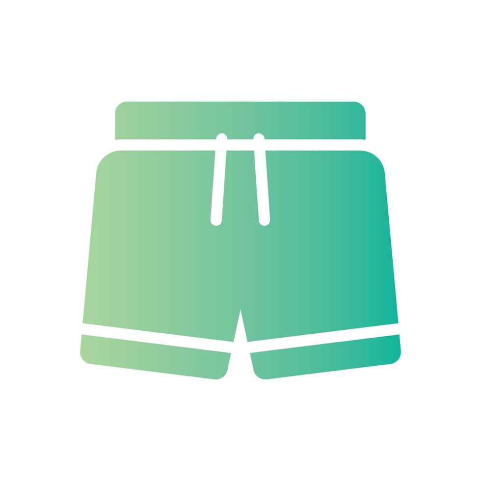 shorts gradient icon vector