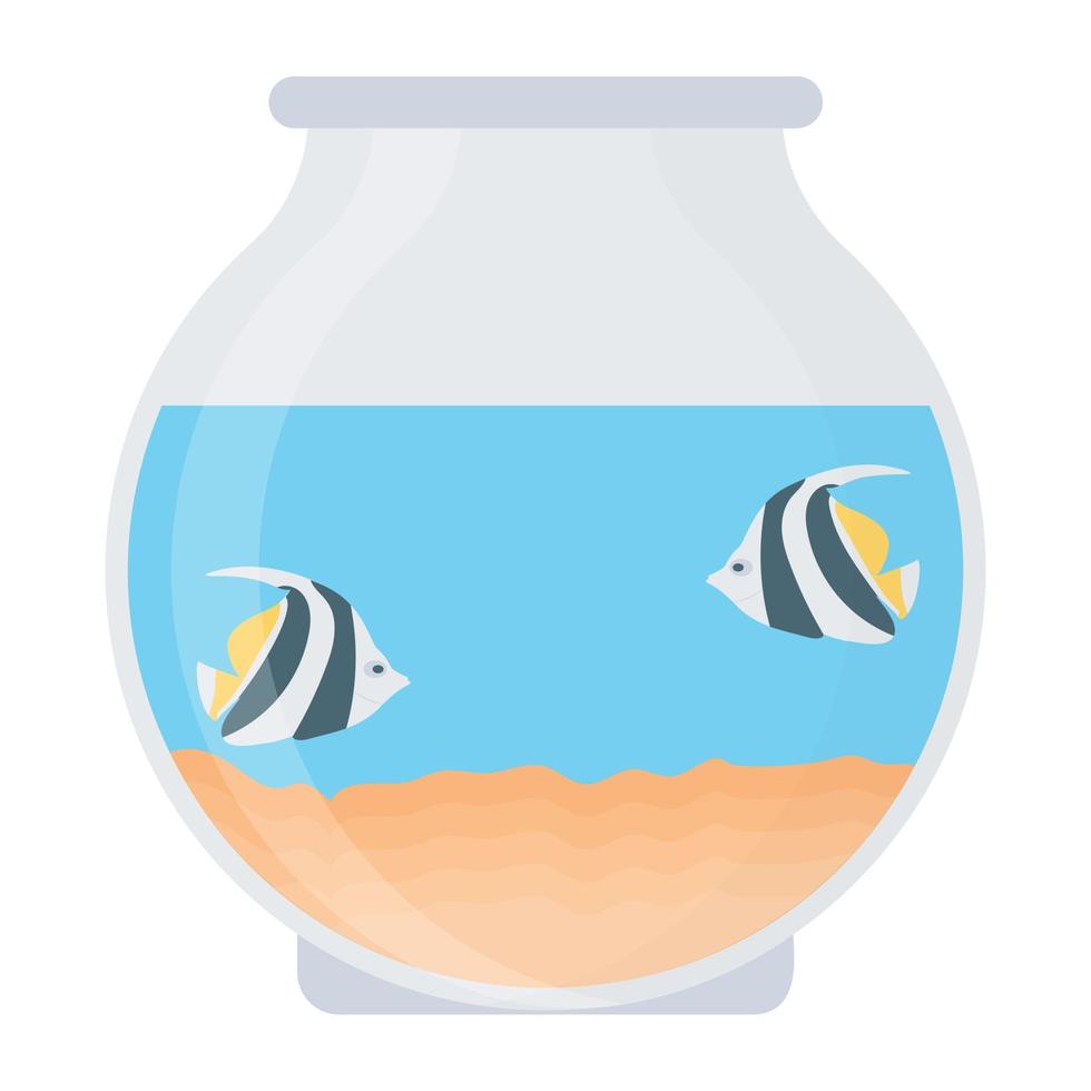 Trendy Aquarium Concepts vector