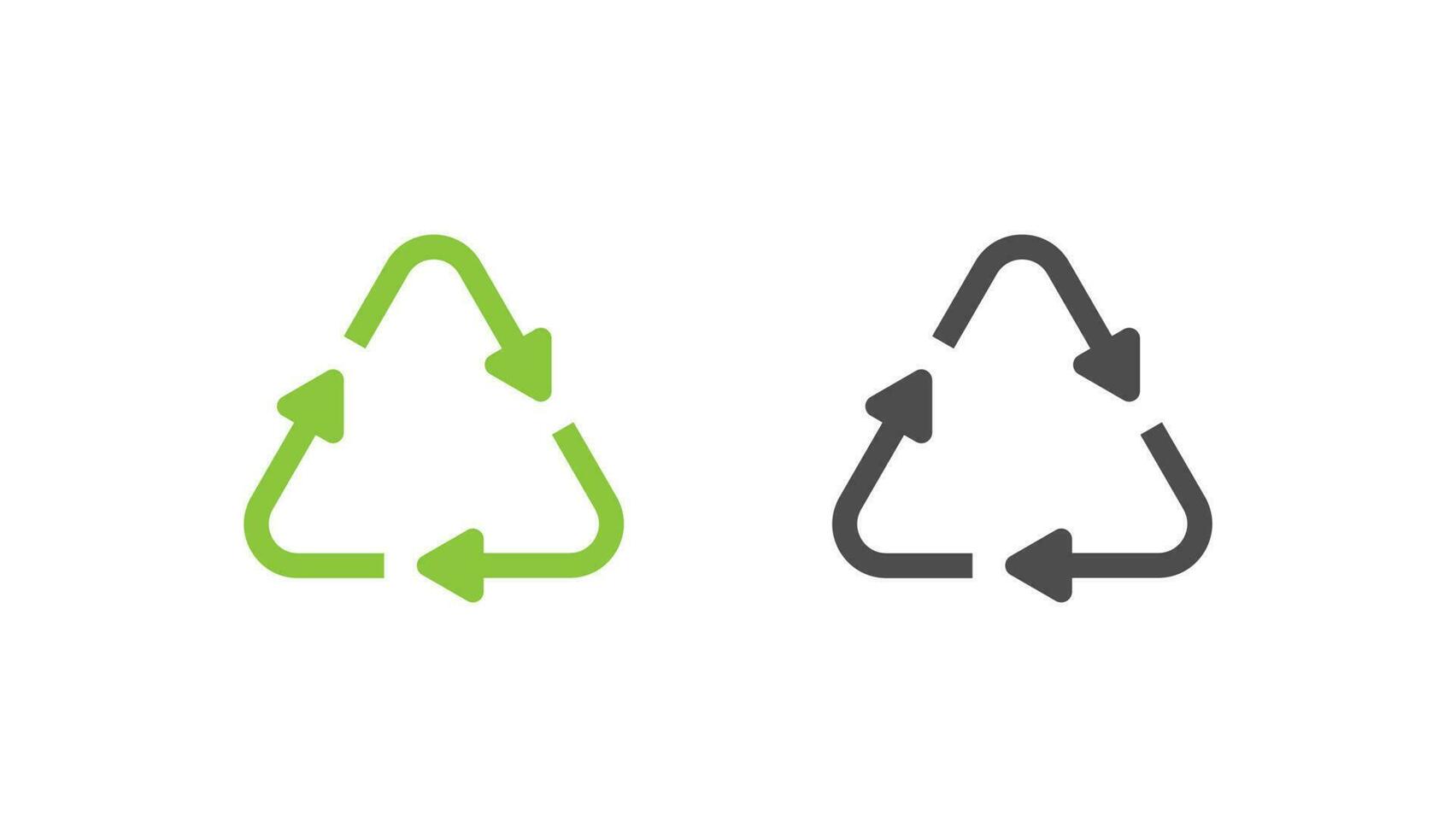 Recycle icon sign vector design