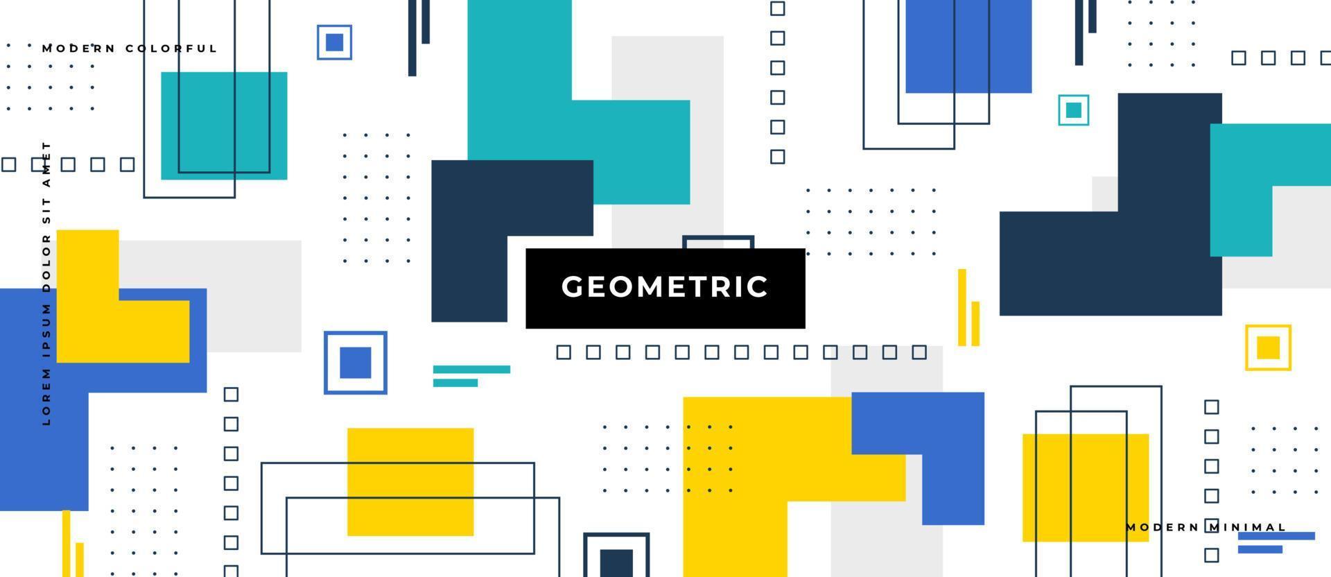 elementos de diseño geométrico de memphis. diseños originales, formas geométricas universales, línea, punto, cuadrado en fondo blanco liso. vector