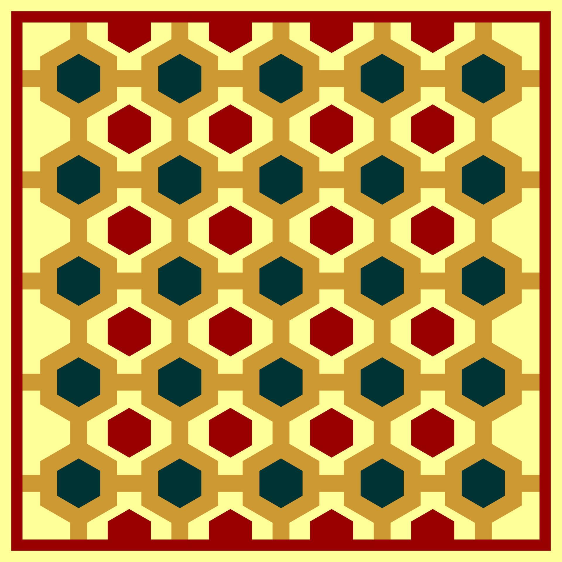 Gold hexagon seamless pattern background 4610580 Vector Art at Vecteezy