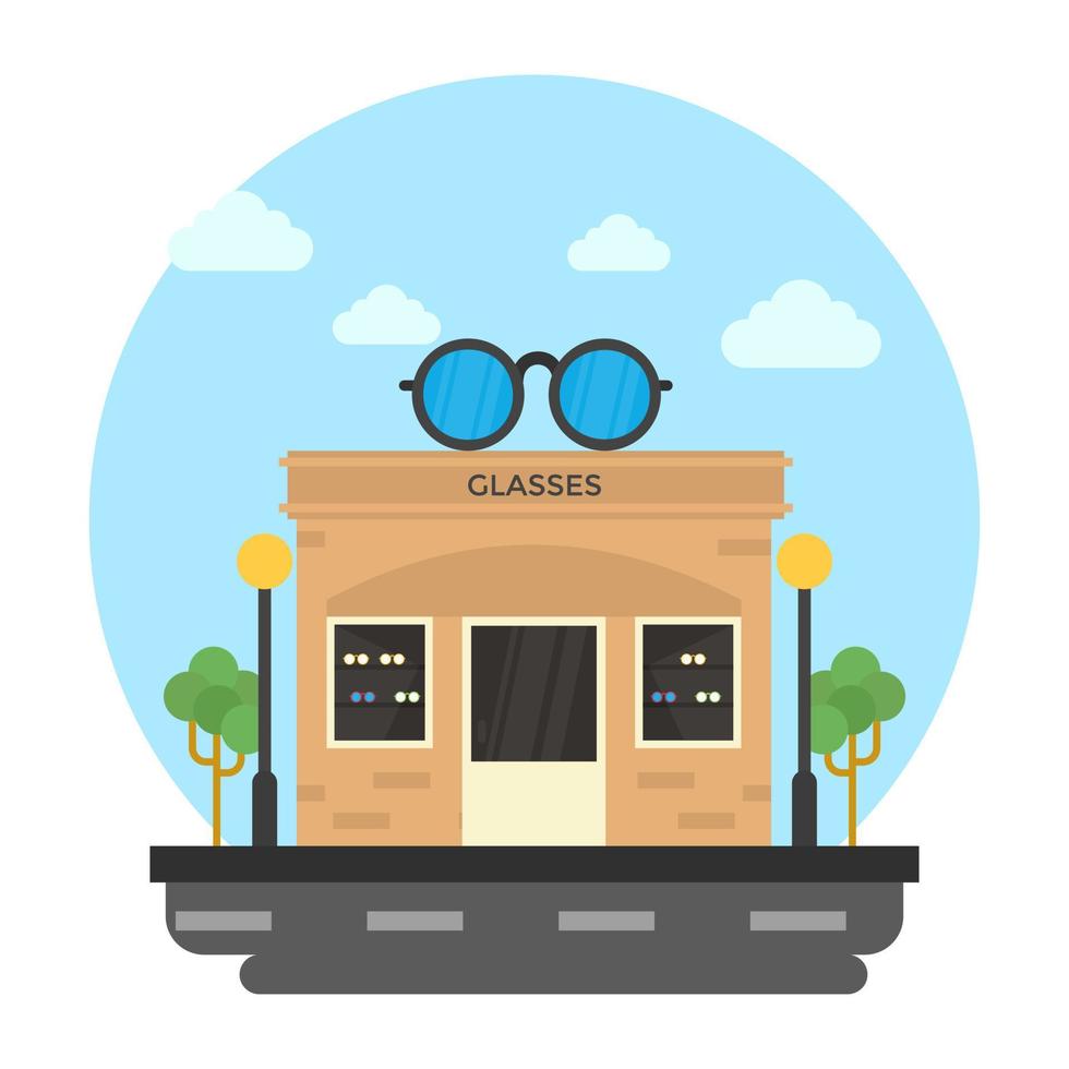 Optics Shop Concepts vector