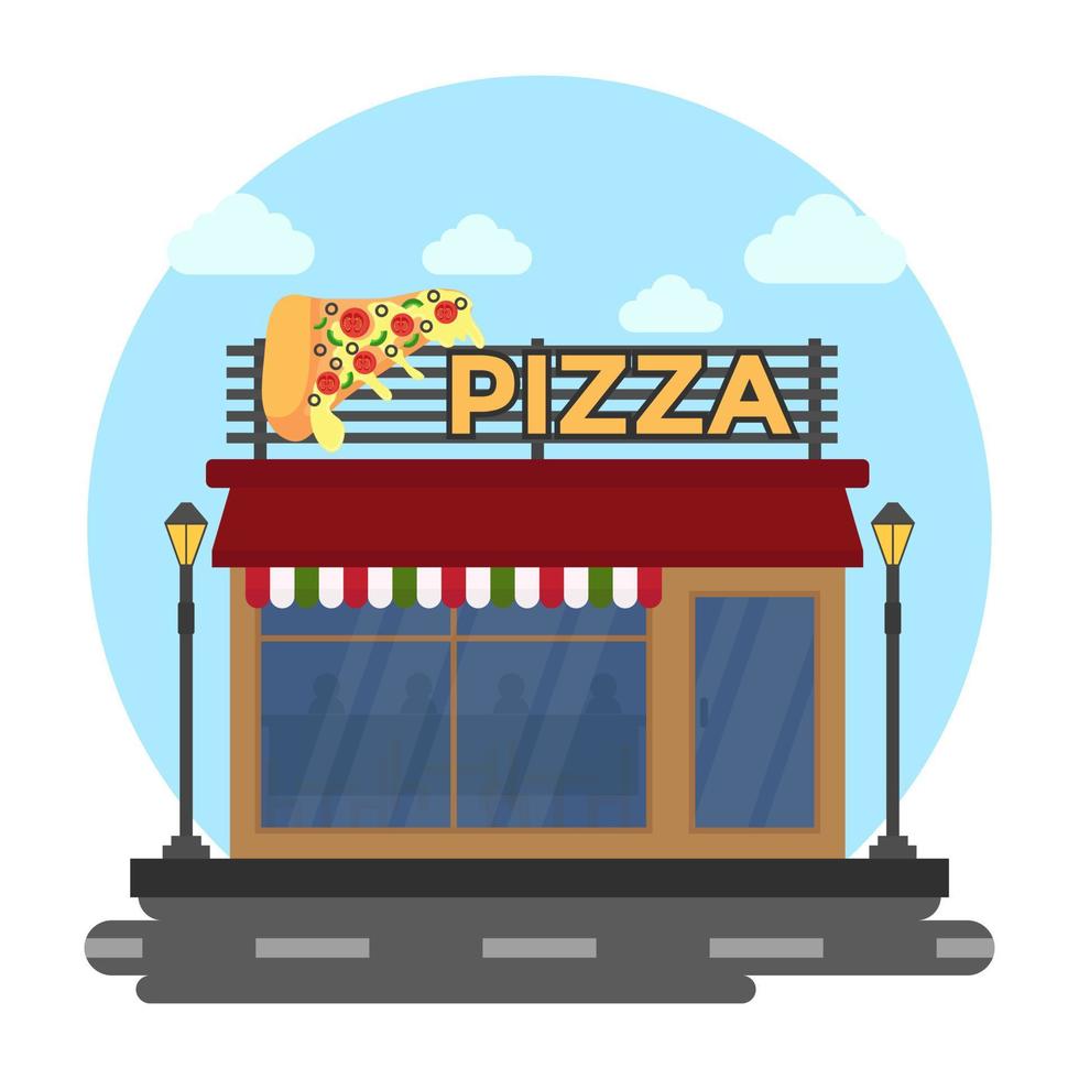 Pizza Shop Concepts vector