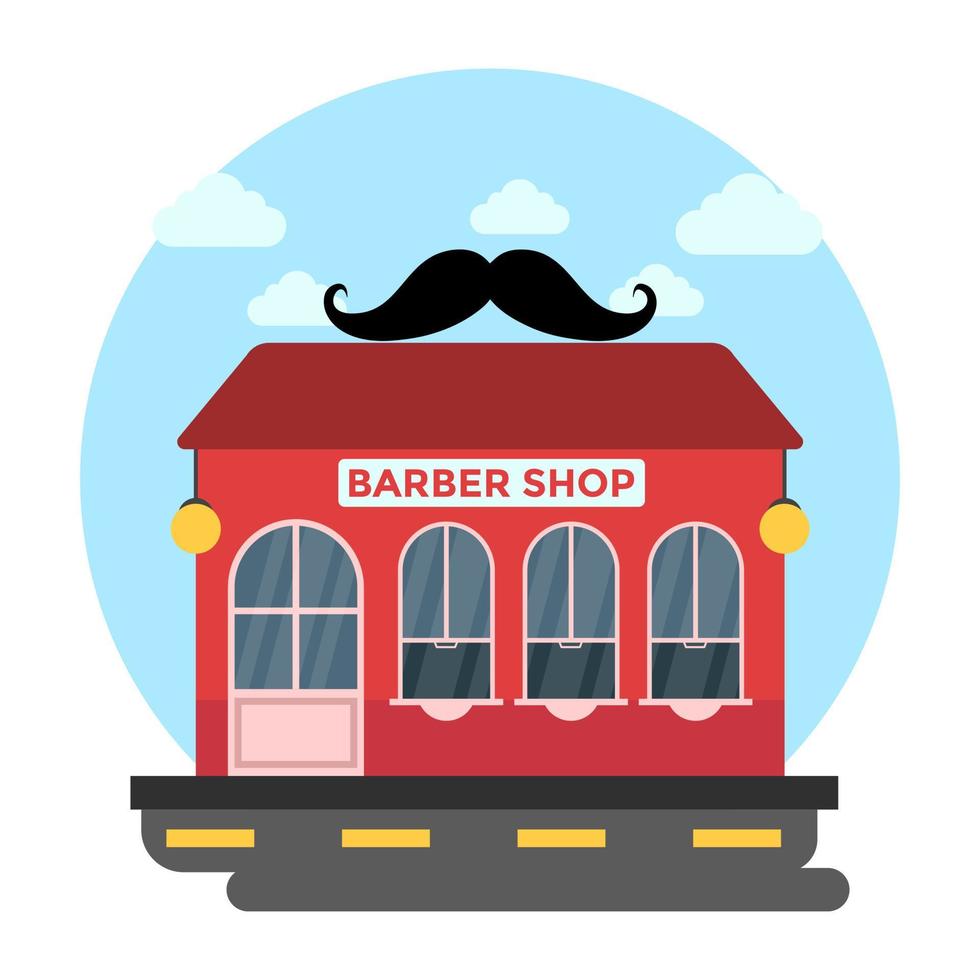 Barber Shop Concepts vector