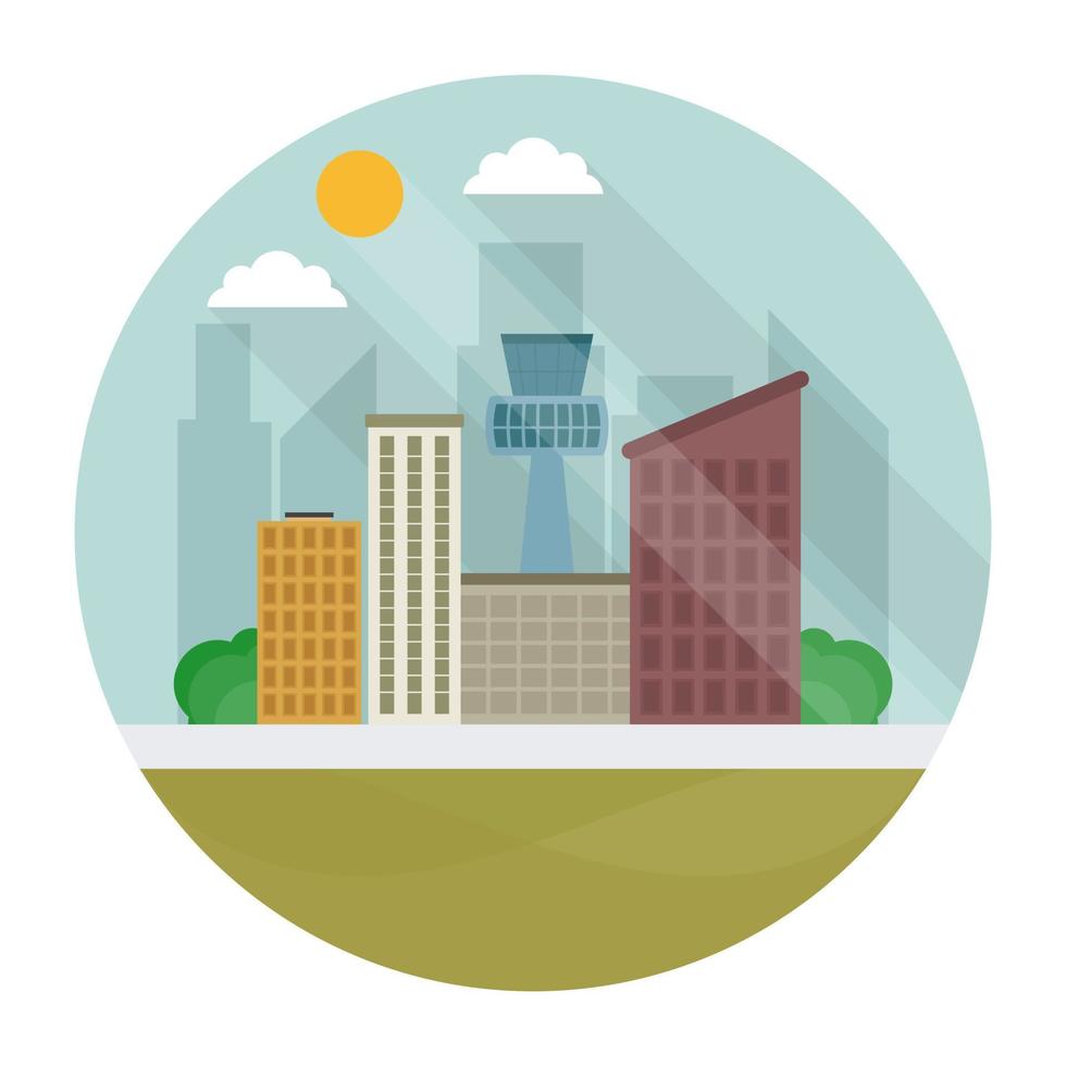 Trendy Downtown Concepts vector
