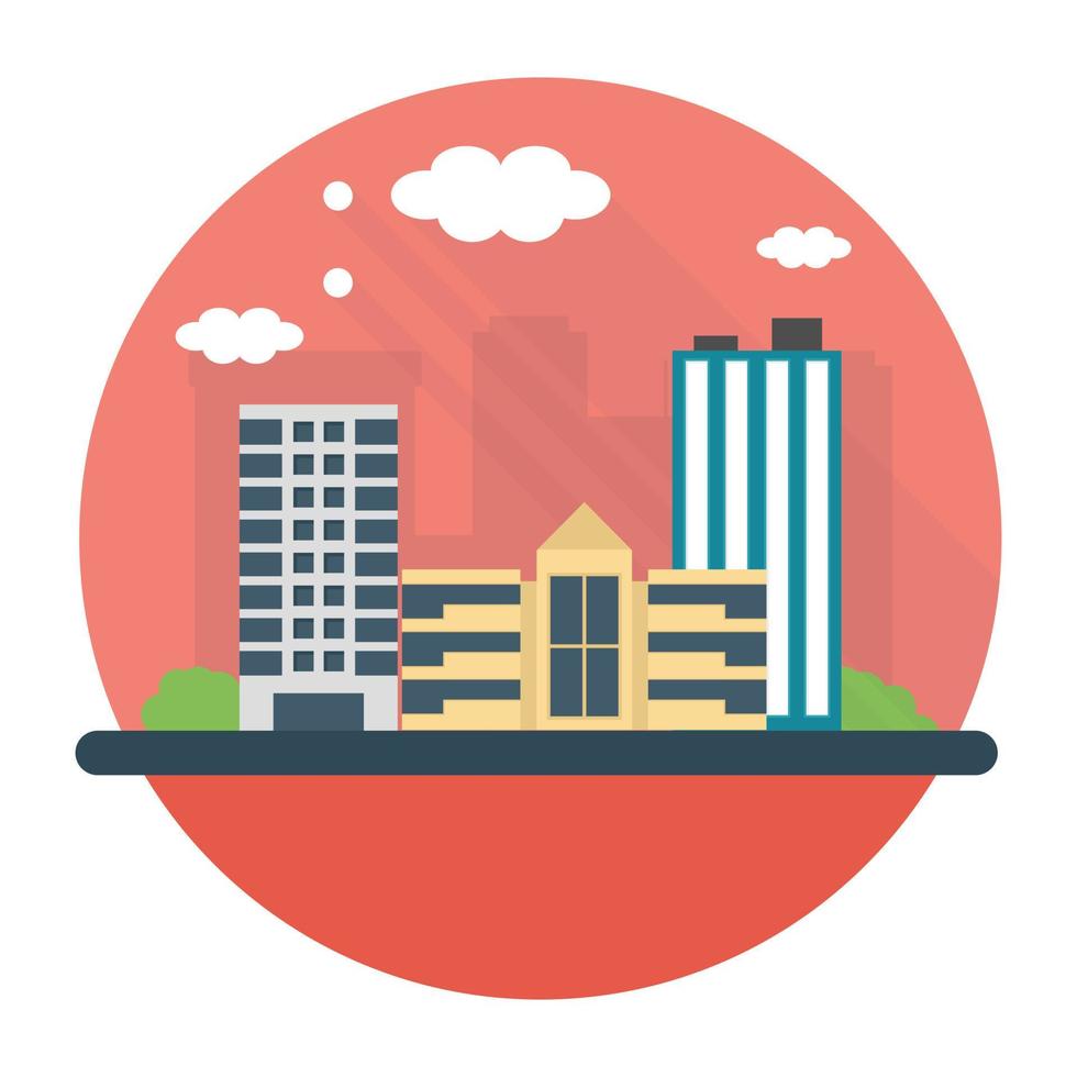 City Building  Concepts vector
