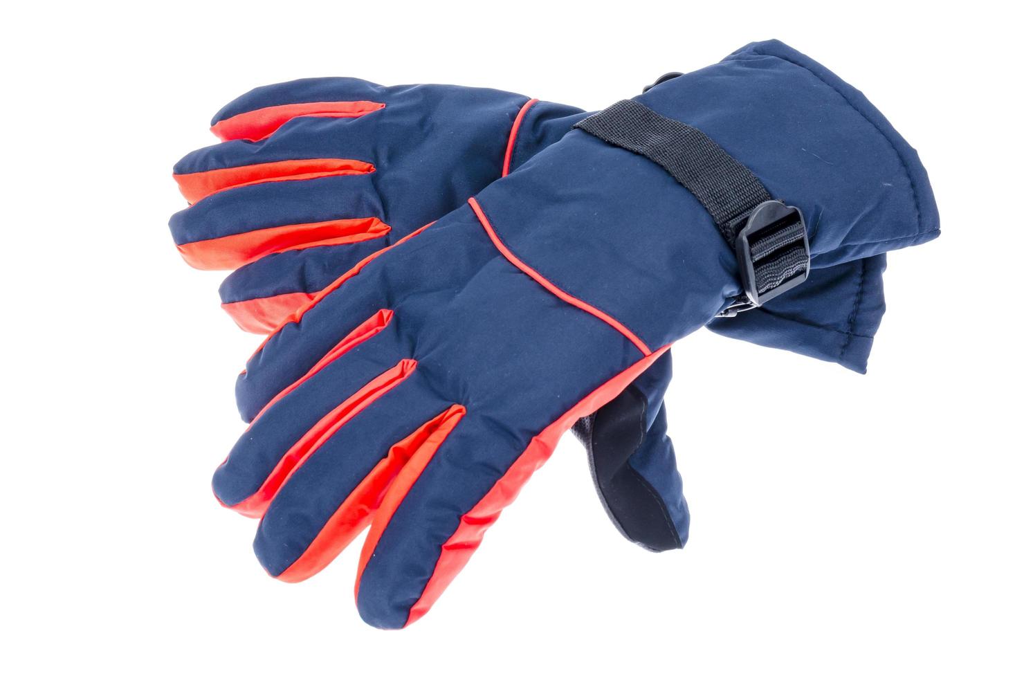 Waterproof gloves for winter sport. Studio Photo