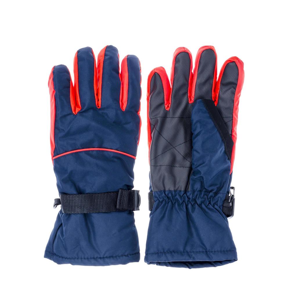 Guantes impermeables para deportes de invierno. foto de estudio