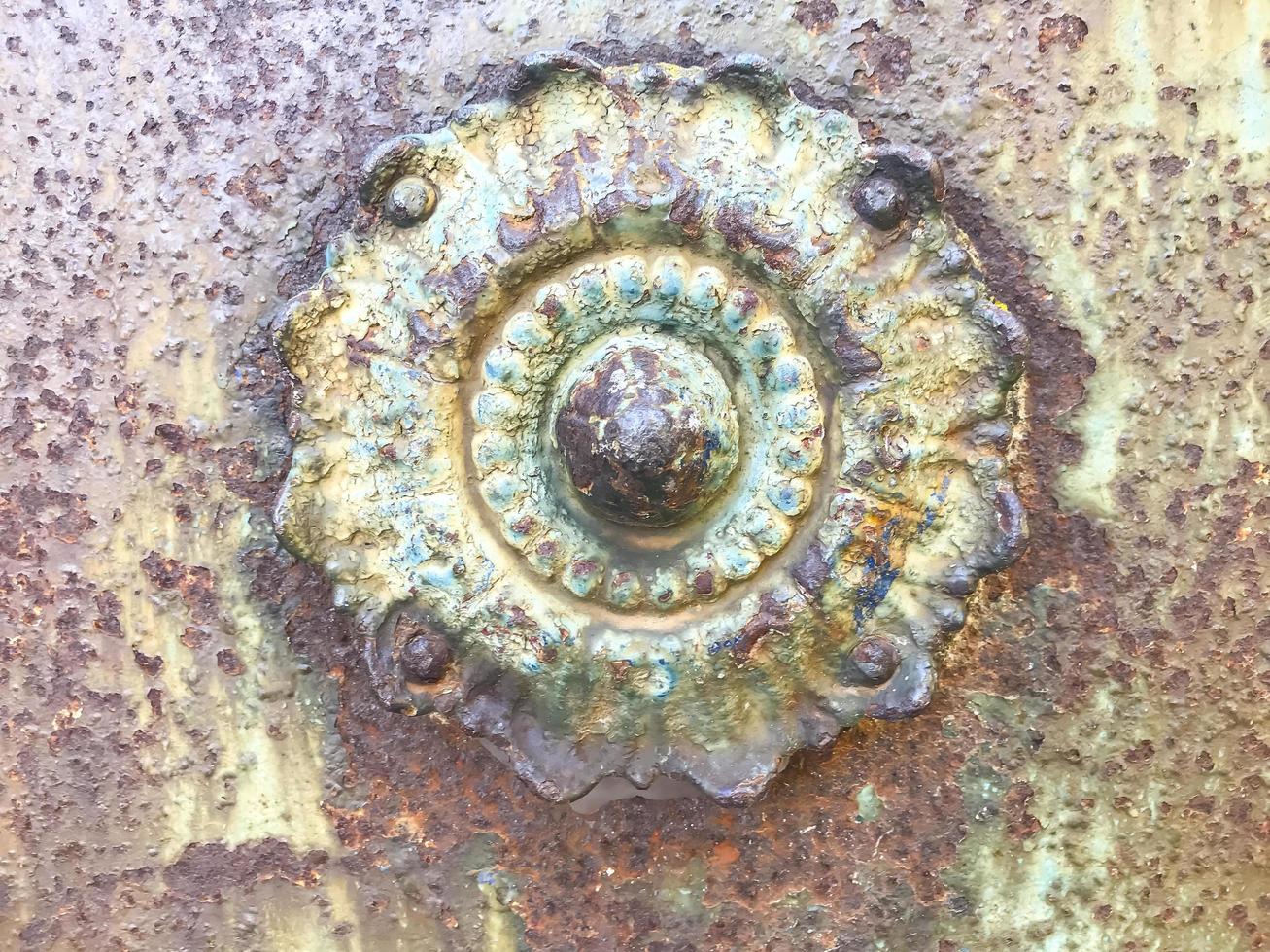 Old metal products, background, with rust and corrosion photo