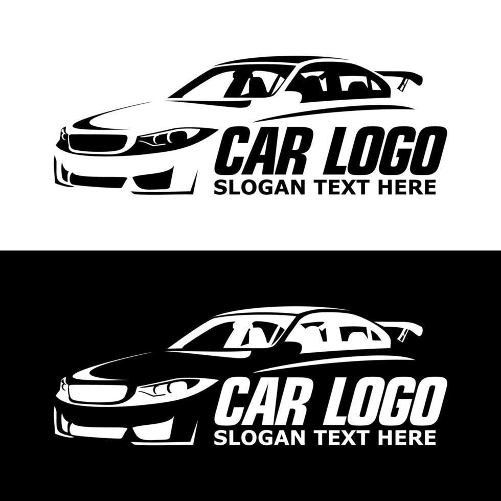 vector de concepto de diseño de logotipo de coche